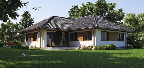 Tư vấn thiết kế biệt thự 100m2 theo phong cách mái thái ở nông thôn