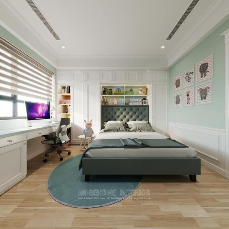 Thiết kế nội thất phòng ngủ chung cư đẹp Mẫu nội thất chung cư hiện đại